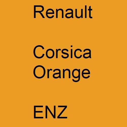 Renault, Corsica Orange, ENZ.